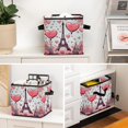 thumbnail image 6 of Eiffel Tower Large Capacity Foldable Storage Container Basket with Handle, 10.8"x10.5"x10.6" Storage Box Bin, 6 of 6