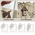 thumbnail image 5 of Sweet Home Swag Valances for Windows, Kitchen Window Curtains Over Sink, Western Stars Bird Houses Country Vintage Window Treatment Curtains for Living Room/Bedroom Curtains 2 Panel Sets 36"x45", 5 of 8