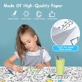 thumbnail image 4 of Children‘s Drawing Roll with 12 Colored Pencils and Creative Coloring Paper Roll Early Learning Craft for Toddlers, 4 of 10