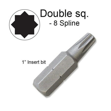 Best Way Tools  Spline  1/4 in.  x 1 in. L Screwdriver Bit  Carbon Steel  1/4 in. Hex Shank  1 (Best Bit Mining Hardware)