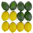thumbnail image 1 of Large Artificial Lemons And Limes, Realistic Decorative Fake Prop Fruits - Set Of 12, 1 of 4
