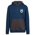 thumbnail image 2 of Men's Levelwear Navy Toronto Maple Leafs Retro Chicane Quarter-Zip Pullover Hoodie, 2 of 3