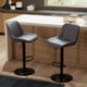 thumbnail image 1 of Juego de 2 Bancos de Bar Youhauchair Ajustables Giratorios Gris, 1 of 8