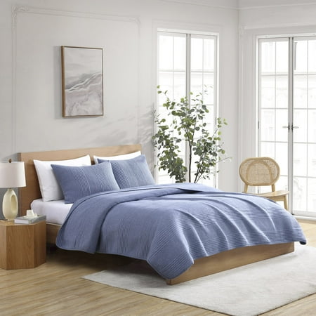 Brielle Home Atlas Jersey Channel Stitch Quilt Set