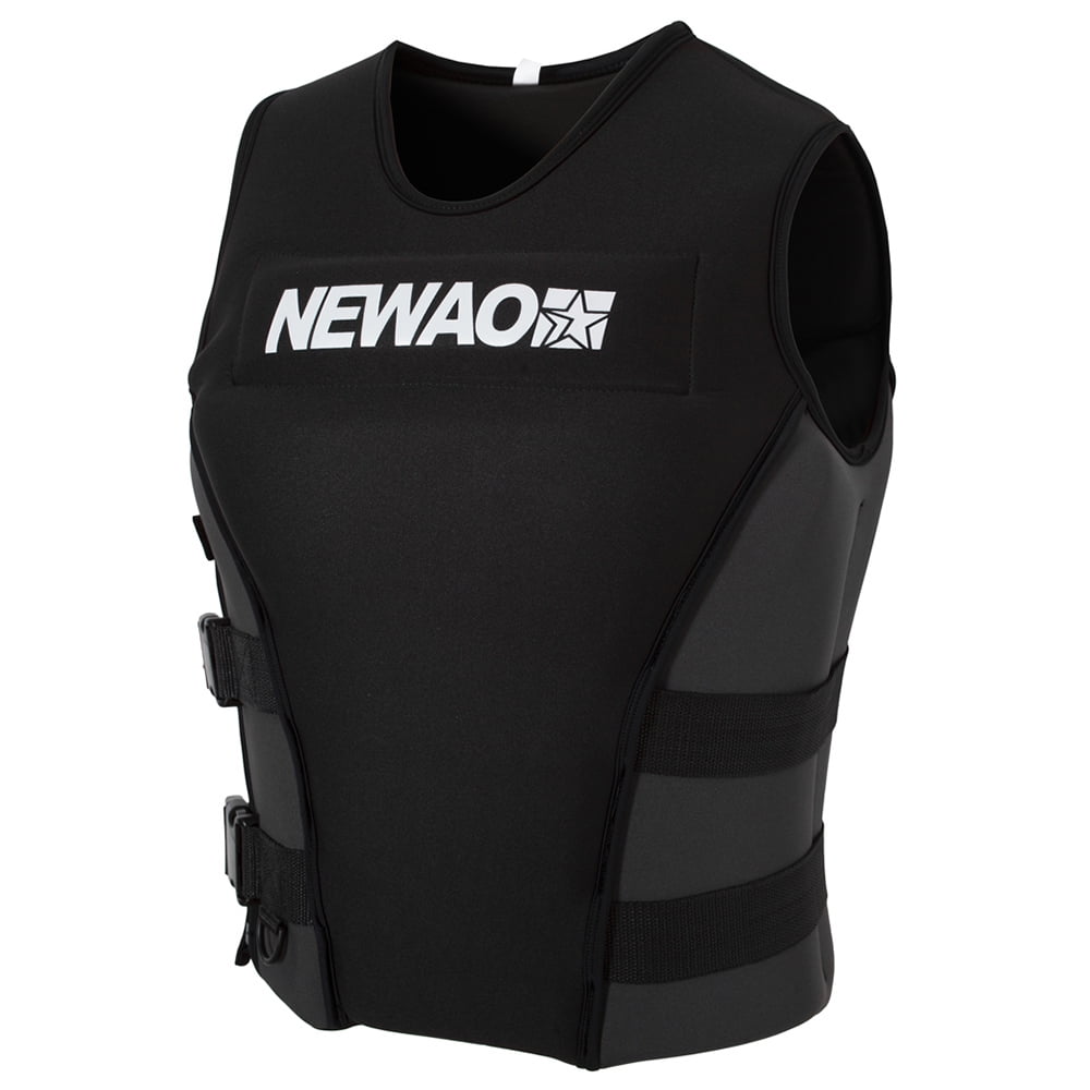 NEWAO Adults Life Jacket Neoprene Safety Life Vest for Water Ski Wake board  Swimming (Please refer to the picture for size,,Size small one yards) -  Walmart.com