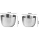 thumbnail image 2 of tazón para mezclar de acero inoxidable, cuencos profundos de acero inoxidable con diseño antivuelo, cuencos de metal para cocina, hornear, mezclar, marinar, pasteles, ensalada de pan, 2 of 4