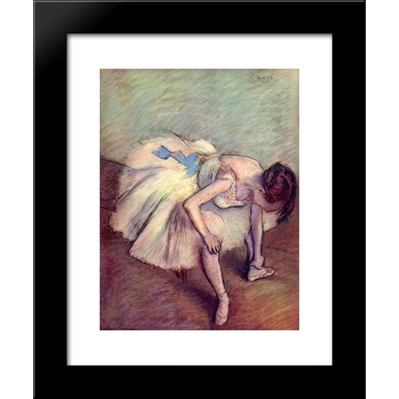 Seated Dancer 20x24 Framed Art Print by Edgar Degas