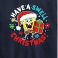 thumbnail image 3 of SpongeBob SquarePants - Have A Swell Christmas - Toddler And Youth Crewneck Fleece Sweatshirt, 3 of 6