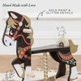 thumbnail image 2 of Classic Wooden Rocking Horse, 2 of 6