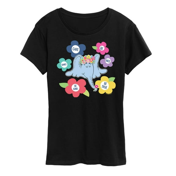 Horton Hears a Who - Kindness Flowers - Women's Short Sleeve Graphic T-Shirt