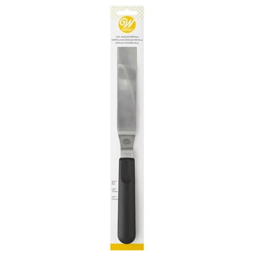 Wilton Angled Icing Spatula with Black Handle, 13-inch