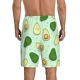 thumbnail image 4 of Lsque Avocado Mens Sleep Pajama Shorts,Short Pajama Pants, Cotton Ultra-Soft Knit-XX-Large, 4 of 9