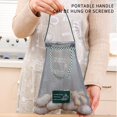 thumbnail image 4 of Kitchen Fruit And Vegetable Storage Mesh Bag -Household Multi-Purpose Fruit Wall Hanging Bag -Can Hang Onion Garlic Storage Bag, 4 of 7