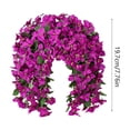 thumbnail image 3 of Artificial Bougainvillea Wall Hangings Artificial Flower Ceiling Decorations Wedding Hall Wall Decorations Silk Flower Hanging Baskets Rattan, 3 of 6
