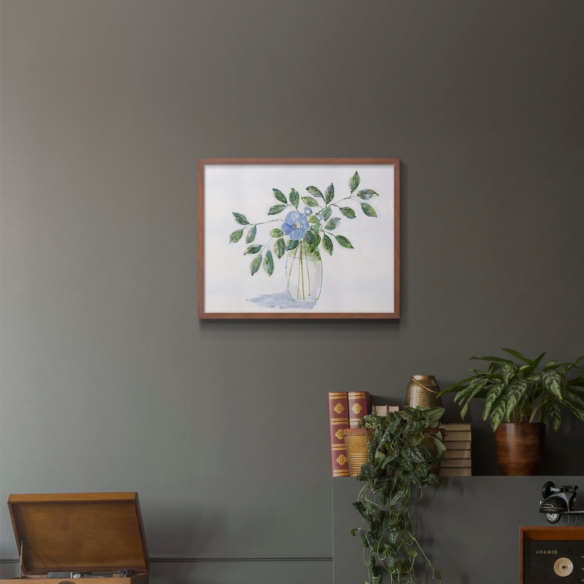 Rustic Simplicity II by Sally Swatland - Restickable Framed Giclée Print