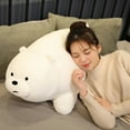thumbnail image 3 of The Bare Bears Plush Grizzly Panda Ice Bear Toys Stuffed Doll We Bare Bears Plush Peluche Room Decor Bedside Cushion Kid Gifts, 3 of 8