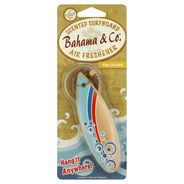 Bahama & Co. Pina Colada Scented Surfboard Air Freshener