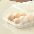 thumbnail image 5 of Soporte para huevos transparente BuyWeek caja de almacenamiento de huevos plástico, 5 of 5
