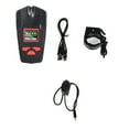 thumbnail image 1 of Bicycle Head Light Bike with Speedometer Wireless Horn 2000mAh Waterproof Bicycle Speedometer, 1 of 6
