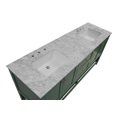 thumbnail image 6 of Lakeshore 72" Double Bathroom Vanity with Sage Green Cabinet and Carrara Marble Top, 6 of 7
