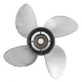 thumbnail image 3 of Marine Propeller, High Hardness Stainless Steel Propeller Lh Rotation Stainless Steel  For 4-1/4In Gearcase For Engines, 3 of 8