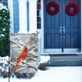 thumbnail image 5 of America Forever Cardinal On Snowy Branch Garden Flag - Winter Welcome Snow Birds Red Cardinal Snowy Day Flag - Seasonal Yard Outdoor Decorative Double Sided Flag - 12.5 x 18 Inches, 5 of 6