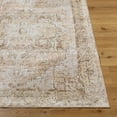 thumbnail image 2 of Livabliss Washable Rugs for Living Room, 5x7 Lillian Traditional Dark Brown Area Rug, Bedroom Dining Room Home Decor Stain Resistant Carpet (5'3" x 7'), 2 of 7
