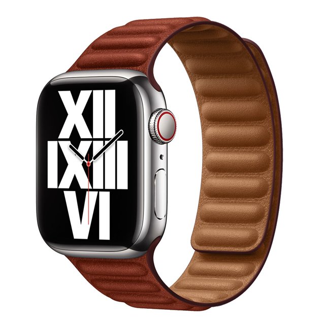 Correa de cuero para Apple Watch Ultra band 49mm 44 40MM 42mm Pulsera de bucle magnético original iWatch Series 8 7 6 SE 5 4 45MM 41mm Tan Jianjun unisex
