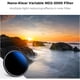 thumbnail image 2 of K&F Concept 82mm Variable ND2-2000 (1-11 Stops) ND Camera Lens Filter-18 Multi-Coated Adjustable Neutral Density Filter with 3 Vacuum Cleaning Cloths (K-Series), 2 of 8