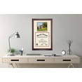 thumbnail image 2 of OCM Diploma Frame for University of Maryland UMD, Ivory/Maroon Mat with Maryland Landmark M Photograph, 30" x 22", 2 of 5