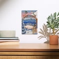 thumbnail image 2 of Lake Tahoe, California, Winter Views Birch Wood Wall Sign (6x9 Rustic Home Decor, Ready to Hang Art), 2 of 5