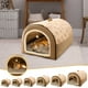 thumbnail image 1 of Descuentos Relámpago, Cama para perros 2 formas de uso Casa para perros de interior para gatos y perros pequeños con tapete, funda extraíble y lavable y base antideslizante Akmoler, 1 of 8
