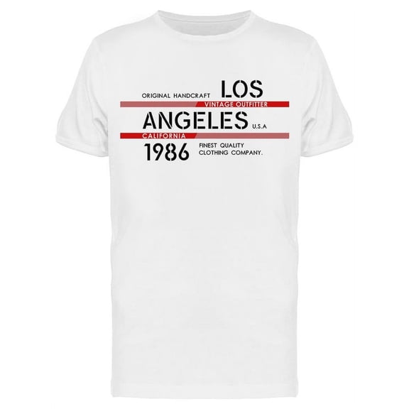 Los Angeles Original Handcraft T-Shirt Men -Image by Shutterstock, Male x-Large