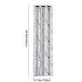 thumbnail image 4 of Qocolcyl Blackout Curtains for Living Room, 1 Panel Polyester Thermal Insulated Soundproof Window Drapes, Room Darkening Privacy Curtain, Machine Washable Treatments for Bedroom Office, 55" W x 86.6", 4 of 6