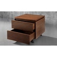 thumbnail image 4 of Furnitech Tango 24" Mid-Century Solid Wood End Table in Cognac Black, 4 of 5