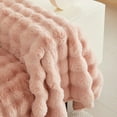 thumbnail image 5 of Rosnek Plush Sofa Cover, Soft fluffy Couch Cove Blanket, Cozy Shaggy Sectional Sofa Cover for Dogs, Thick Sofa Slipcover Warm Throw Blanket for Couch Sofa Bed Ideal Gifts, Pink, 71"x 71", 5 of 8