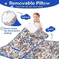 thumbnail image 3 of Pioneer Flower Floral Print Pattern Toddler Nap Mats for Kids Preschool,Sleeping Mat Bag or Kids,Toddler Sleeping Bag,Toddler Nap Mat or Daycare, 3 of 6