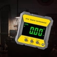 thumbnail image 1 of Medidor de nivel digital con precisión de medición magnética ± 0.2  degree Retroiluminación LCD 4x90  degree Nivel de inclinómetro digital y buscador de ángulo, p Macarena Medidor de ángulo digital LCD, 1 of 8