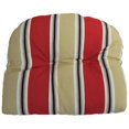 thumbnail image 1 of Deluxe Seat Cushion - Navy / Red Stripes, 1 of 1