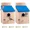 2 Pack, variant on 2 Pack Cedar Bluebird House, Wooden Bird Houses for Outside with 1.5" Hole, Metal Predator Guard & Secure Door Latch, Fledgling Grooves, Air Vents for Bluebird Wren Swallow
