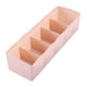 thumbnail image 2 of Cajas para guardar calcetines, organizador de calcetines, apilable, con 5 compartimentos, cajón y caja para sujetadores. Rosa, 2 of 8