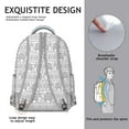 thumbnail image 5 of Cute Elephant Patch Backpack - Durable Waterproof Bookbag for School, Comfortable Laptop Backpack, Elephant Print Gift for College, 5 of 6