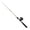 Black, variant on Jesscasday 1 Set Fishing Rod With Fishing Reel Ultra Short Portable Mini Winter Outdoor Ice