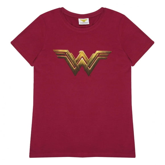 Wonder Woman Womens Movie Logo Fitted T-Shirt