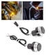 thumbnail image 3 of Motocicleta LED Manillar Luz de se?al de giro DC 12V Blanco Amarillo Intermitente Lámpara lateral Universal para la mayoría de las motocicletas DC 12V con manillar de 22 mm/0.8in Amonsee No, 3 of 6