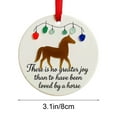 thumbnail image 3 of HomeDM Christmas Ornament Xmas Tree Hanging Pendant Keepsake Gift for Men Women Friends 2D Acrylic Xmas Ornament Tree Wedding Party Decorations, 3 of 7