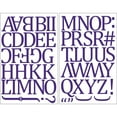 thumbnail image 4 of SEI 1.5 inch Camdon Iron-on Heat Transfer Poly Letters, Purple, 4 of 4