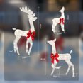 thumbnail image 7 of Ktaxon 3D Lighted Christmas 3-Piece Deer Set Outdoor Yard Decoration LED Lights - Silver, 7 of 7