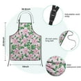 thumbnail image 7 of Pioneer Flower Floral Print Pattern Kids Aprons for Girls and Boys,Adjustable Neck Strap Toddler Aprons for Kids Cooking Baking, 7 of 7
