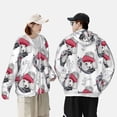 thumbnail image 4 of Fotbe Mignon Chien Caniche Veste de Protection Solaire UPF 50+ pour Hommes et Femmes avec Capuche et Poches Randonnée Performance Extérieure-Grand, 4 of 7
